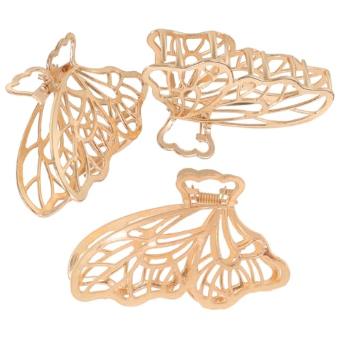 SHERCHPRY 3stücke Haarspange Schmetterling Schmetterlings-clips Für Frauen Haarklammern Schmuck Für Haare Clip Für Dickes Haar Haarschmuck Für Besondere Anlässe von SHERCHPRY