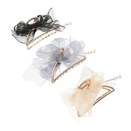 SHERCHPRY 3stücke Metall Haarklemme Für Damen Bruchfest Und Langlebig Als Haarschmuck Für Partys Zeremonien Und Alltag Metallklemme Für Frauen von SHERCHPRY