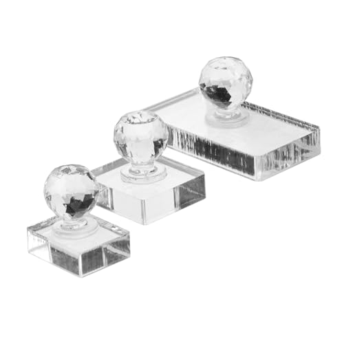 SHERCHPRY 3stücke Lidschatten-druckstempel Kosmetik-plattenwerkzeug Lidschatten-reparaturwerkzeug Presssiegel Für Make-up-tools von SHERCHPRY