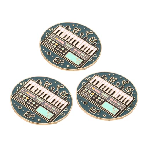 SHERCHPRY 3 Stück Musikinstrument Brosche Schal Brosche Kawaii Anstecknadeln Für Rucksäcke Trommelschmuck Instrumenten Anstecknadel Anstecknadel Schmuck von SHERCHPRY
