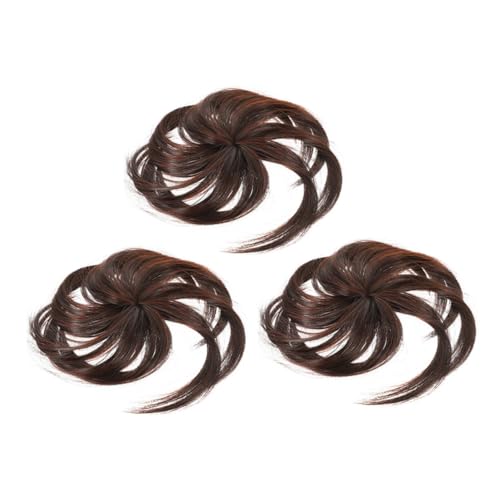 SHERCHPRY 3stücke Haarverlängerungen Für Frauen Aus Echthaar Haarteile Für Dünner Werdendes Haar Haarverlängerungen Für Kurzes Haar Haarteile Für Dünnes von SHERCHPRY