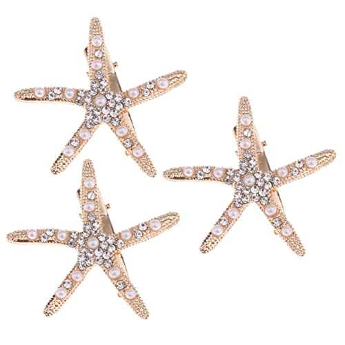 SHERCHPRY 3 Stück Teiliges Haarschmuck für Damen Goldene Braut Haarspangen mit Sternen und Haaraccessoires für Partys und Besondere Anlässe SHERCHPRY 3 Stück Teiliges Haarschmuck für Damen Goldene Braut Haarspangen mit Sternen und Haaraccessoires für Partys und Besondere Anlässe von SHERCHPRY
