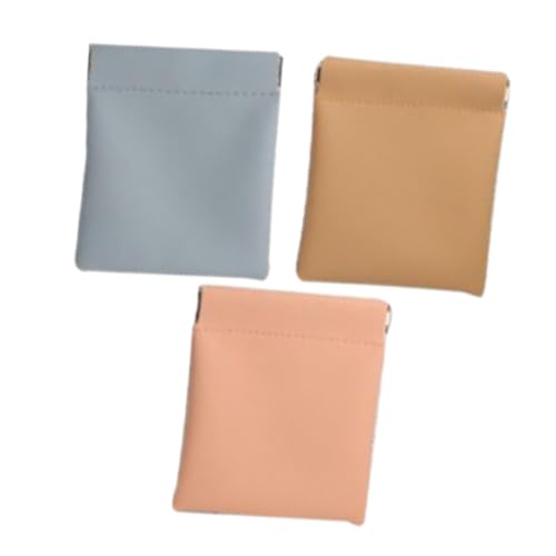 SHERCHPRY 3 Stück Teiliges Kosmetiktaschen für Damen Kleine Make Up Taschen für Lippenstifte und Münzbeutel Tragbar für Aufbewahrung Münzen von SHERCHPRY