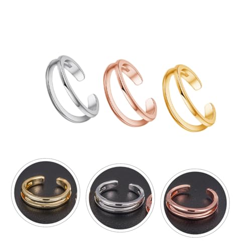 SHERCHPRY 3stücke Fußring Knöchelring Dekor Schmuckring Zehenknöchel Dekoration Für Frauen Leicht Tragbar Und Hautfreundlich von SHERCHPRY