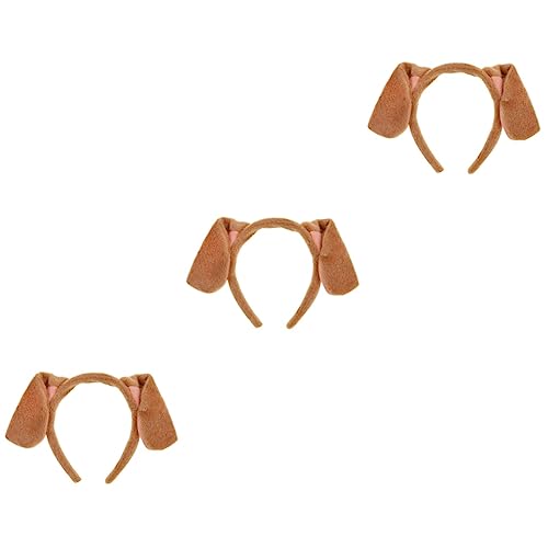 SHERCHPRY 3 Stk Welpen Stirnband Zubehör Für Hundekostüme Hund Stirnband Dalmatiner Kostüm Für Hunde Cartoon-haarreifen Tierstirnbänder Als Halloween-cosplay-kostüm Ohr Stoff Schmücken von SHERCHPRY