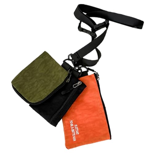 SHERCHPRY 3stücke Teiliges Umhängetaschen Für Damen Kleine Münzgeldbörse Tragbare Wechselgeldtasche Stilvolle Crossbody Geldbörse Orange Für Alltag SHERCHPRY 3stücke Teiliges Umhängetaschen Für Damen Kleine Münzgeldbörse Tragbare Wechselgeldtasche Stilvolle Crossbody Geldbörse Orange Für Alltag von SHERCHPRY