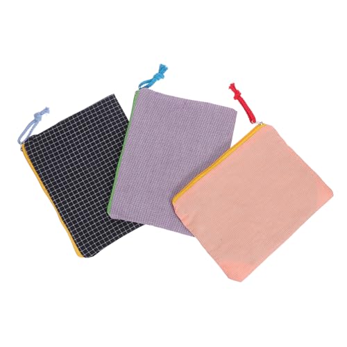 SHERCHPRY 3stücke Kosmetiktasche Mit Reißverschluss Make-up-Beutel Für Damen Tragbare Make-up-Tasche Kleine Reisetasche Für Kosmetiktaschen Zum Organisieren Von Utensilien von SHERCHPRY