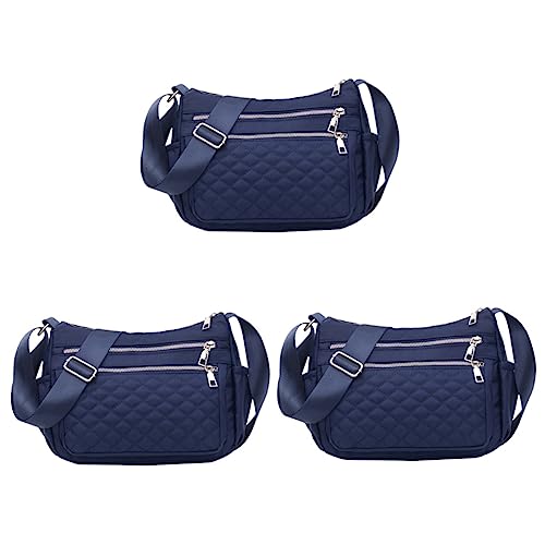 SHERCHPRY 3-Teilige Stilvolle Geldbörse Tragbare Handtasche Damen Modisch Dekorativ Reisetaschen Cross-Body Dame Lässige Tragetasche Messenger-Schulter-Crossbody-Tasche Passend von SHERCHPRY