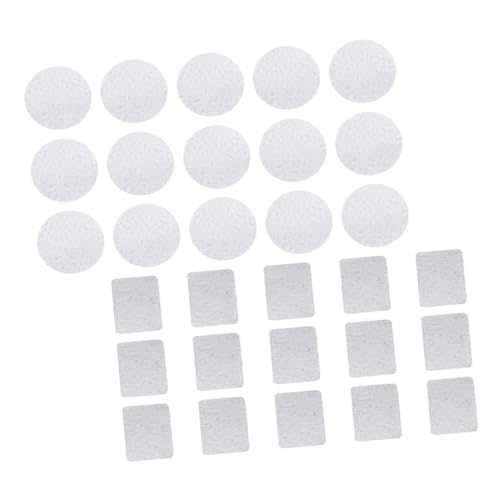 SHERCHPRY 30 Stück Diy -lidschattenmagnetscheibe Lidschatten-paletten-aufkleber Augen-make-up-aufkleber Leere Lidschattenpfännchen Zubehör Für Eine Lidschattenpalette Silber Eisen von SHERCHPRY