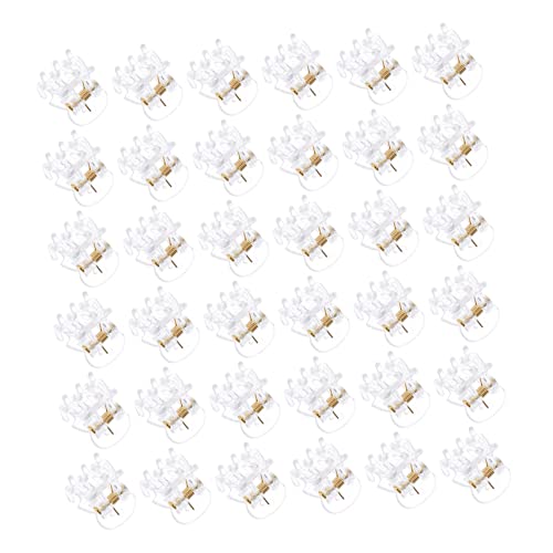 SHERCHPRY 36stücke Kleine Haarklammern Mini-haarklammern Herzform Frisurklammern Damen-kopfschmuck Diy-haarschmuck von SHERCHPRY