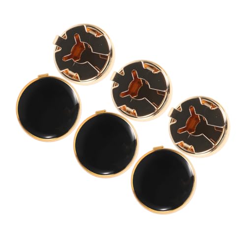 SHERCHPRY 3Paare Manschettenknöpfe Zinklegierung für Herren Formelle Knopfaccessoires für Hochzeiten und Business Outfits Einfache Anwendung Langlebige Konstruktion von SHERCHPRY