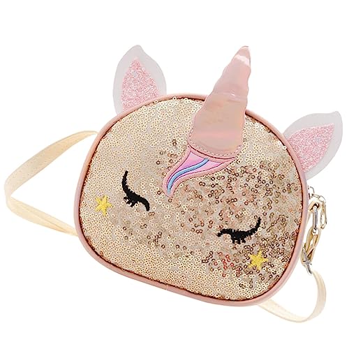 SHERCHPRY 3st Einhorn Umhängetasche Damen Geldbörse Geldbeutel Für Jugendliche Mädchen Geschenke Mädchen Tasche Einhorn Tasche Einhorn Geldbörse Kind Paillettentasche Polyester Niedlich von SHERCHPRY