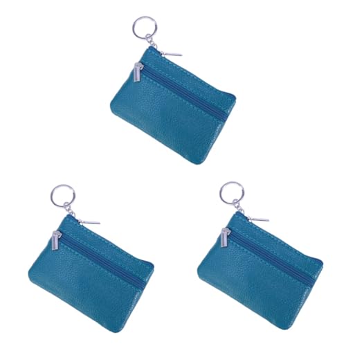 SHERCHPRY 3st Mini-Geldbeutel Münz-Organizer-Tasche Geldbörse Aus Leder Geldbörse Tasche Halter Für Stilleinlagen Servietten Tasche Schlüsselbox Reißverschluss Fräulein von SHERCHPRY