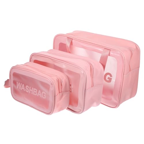 SHERCHPRY 3stücke Reise-Make-up-Tasche Klar Kosmetiktaschen Für Damen Reiseutensilien Organisiert Für Reisen Und Täglichen Gebrauch von SHERCHPRY