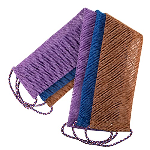 SHERCHPRY 3Stücke Teiliges Rückenpeeling Handtuch Körperpeeling Tücher Für Effektive Hautreinigung Und Sanfte Massage Für Sauna Und Wellness Anwendungen von SHERCHPRY