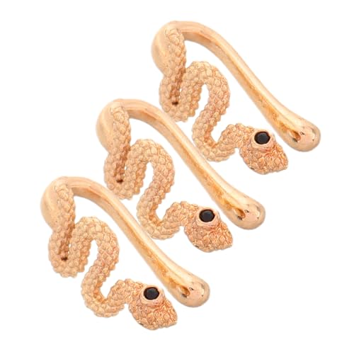 SHERCHPRY 3stücke Schlangennasenclip U-förmiger Nasenclip Metallnasenclip Nasenstecker Nasenhaken Fake-piercing-nasenring Für Männer Punk-nasenaccessoire Schlangennasenaccessoire SHERCHPRY 3stücke Schlangennasenclip U-förmiger Nasenclip Metallnasenclip Nasenstecker Nasenhaken Fake-piercing-nasenring Für Männer Punk-nasenaccessoire Schlangennasenaccessoire von SHERCHPRY