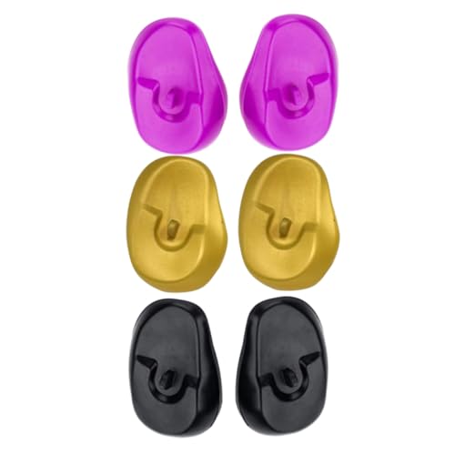 SHERCHPRY 3paare Kunststoff Ohrstöpsel Zum Haare Färben Ohrenschützer Zum Hitzeschutz Ohrstöpsel Für Friseure Hause Und Einfach Anzuwenden Geeignet Für Männer Und Frauen von SHERCHPRY