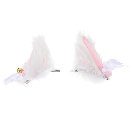 SHERCHPRY 4 Paar Katzenohren Haarnadel Katzenohren Haar Faux Katzenohren Pelzige Katzenohren Tierhaarspange Katzenohren Haarspangen Tierohren Haarspangen Clip Auf Katzenohren Cosplay von SHERCHPRY