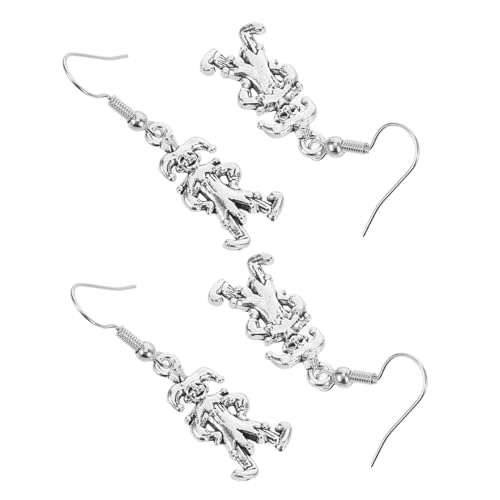 SHERCHPRY 4paare Zirkusohrringe Mit Clown-design Bunte Ohrringe Für Frauen Karnevalsohrringe Süße Cosplay-ohrringe Als Statement-accessoire Für Halloween Und Festivals von SHERCHPRY