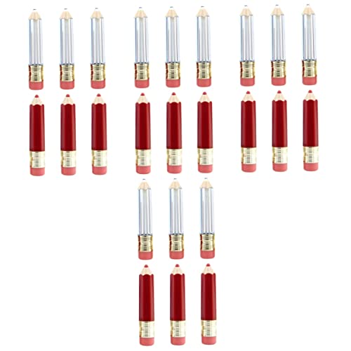 SHERCHPRY 4 Sätze Diy Lip Gloss Hohlrohr Füllung Lipglossrohre Aufpolsternder Lipgloss Schönheit Flasche Probenbehälter Lippenstiftbehälterhalter Leere Lipgloss-tuben Plastik 6 Stück * 4 von SHERCHPRY