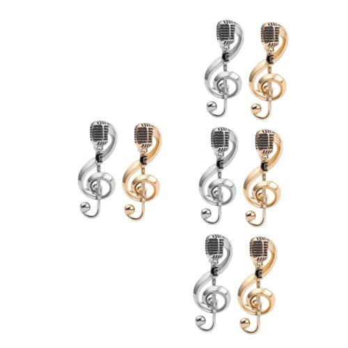 SHERCHPRY 4 Sätze Mikrofonbrosche Kleidungsbrosche Kleidung Rack Seife Strumpfgürtel Stirnbandzubehör Säulenhantel Mikrogefasste Ringe Revers Brosche Damenohrringe Zinklegierung 2 Stück * 4 SHERCHPRY 4 Sätze Mikrofonbrosche Kleidungsbrosche Kleidung Rack Seife Strumpfgürtel Stirnbandzubehör Säulenhantel Mikrogefasste Ringe Revers Brosche Damenohrringe Zinklegierung 2 Stück * 4 von SHERCHPRY