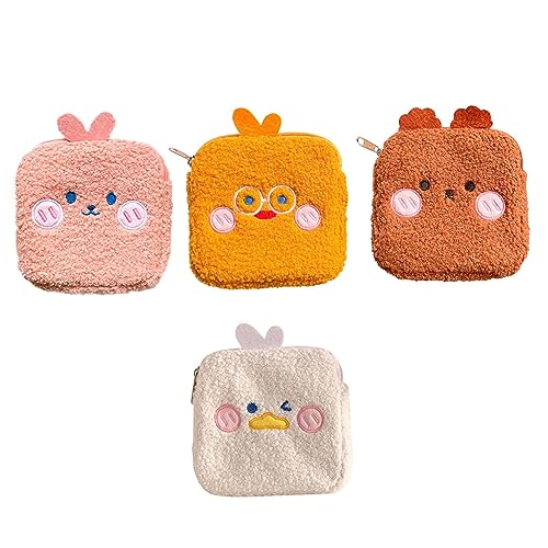 SHERCHPRY 4stücke Menstruationstasche Für Damenbinden Tamponbeutel Aufbewahrungstasche Für Damenhygieneartikel Kleine Tasche Für Damenbinden Damenbinden-Organizer von SHERCHPRY