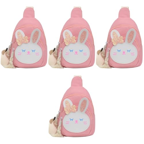 SHERCHPRY 4 Stück Brusttasche für Kinder kindertasche Kinder Tasche Umhängetasche für Kinder Schulterrucksack Junge Gürteltasche Schultertaschen Geldbörse Mädchen Kleiner Rucksack Polyester von SHERCHPRY