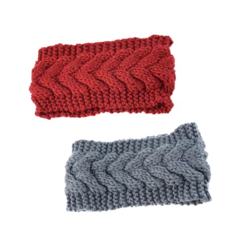 SHERCHPRY 4 Stück warmes gestricktes Haarband warmes Kabel dehnen haarschmuck Haarbänder Hüte Frauen warme Mütze Frauen gehäkelte Mütze Twist Stirnband warmer Hut Damen von SHERCHPRY