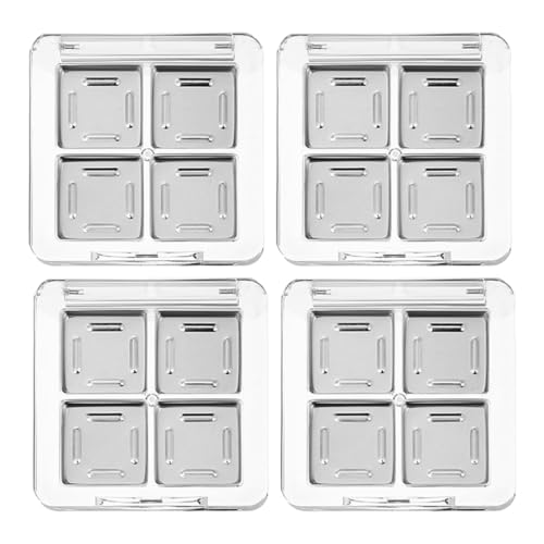 SHERCHPRY 4stücke Teiliges Diy Lidschatten Leeren Organizer Für Einfache Aufbewahrung Palette Für Farbgestaltung Für Make-up Unterwegs von SHERCHPRY