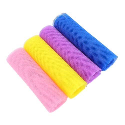 SHERCHPRY 4 Stück Netz Saunatuch Netz Waschlappen Japanisches Peeling Duschtuch Rückenschrubber Für Dusche Bad Japanisches Duschtuch Peeling Handtuch von SHERCHPRY