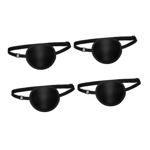 SHERCHPRY 4 Stück Piraten Augenmaske Pädiatrische Augenklappe Einzelaugenklappe Amblyopie Patch Schaumstoff Augenklappe Okklusionsklappe Für Jungen Waschbare von SHERCHPRY