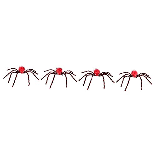 SHERCHPRY 4 Stück Spinne Haarnadel Hexenzubehör Mädchen Kleider halloween haarschmuck kinder halloween haarspangen Haarklammer Tiara Haarspange für Mädchen Mädchen-Party-Kopfschmuck Cosplay von SHERCHPRY