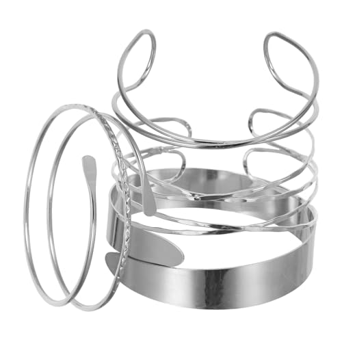 SHERCHPRY 4stücke Verstellbares Gliederarmband Offenes Armband Verstellbares Offenes Armband Armmanschette Aus Armbänder Moderne Armmanschette von SHERCHPRY