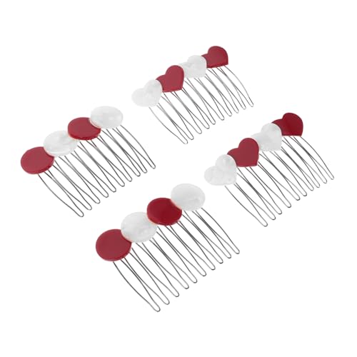 SHERCHPRY 4 Stück Teiliges Herz-haarspangen und Rundclips Mini-claw-haarfixierer mit Süßer Farbkombination Vielseitiges Haar-accessoire für Mädchen und Teens für Alltag und Festliche Anlässe SHERCHPRY 4 Stück Teiliges Herz-haarspangen und Rundclips Mini-claw-haarfixierer mit Süßer Farbkombination Vielseitiges Haar-accessoire für Mädchen und Teens für Alltag und Festliche Anlässe von SHERCHPRY
