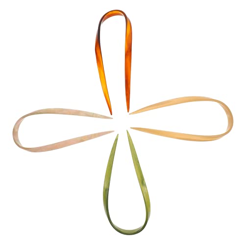 SHERCHPRY 4 Stück Teiliges Vintage U Förmiges Haarstab für Damen Haarnadeln zum Einfachen Fixieren von Duttfrisuren Vielseitiges Haarzubehör für Party Alltag und von SHERCHPRY