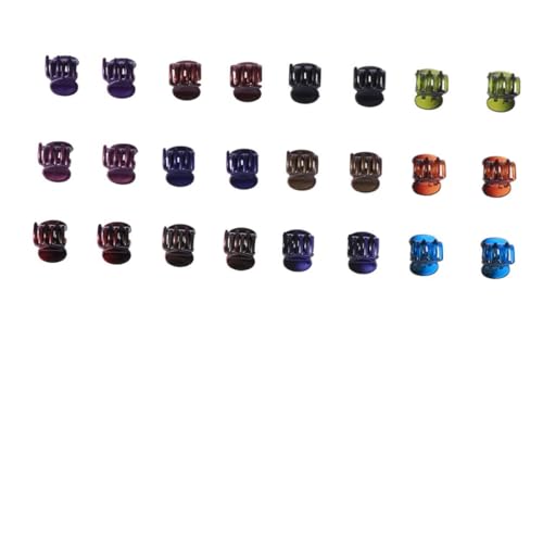 SHERCHPRY 48stücke Perlmutt-haarklammern Für Frauen Und Mädchen Kleine Haarspangen Mit Zahnmotiv Kunststoff-haarspangen Haarschmuck Kopfbedeckungen Robust Und Stoßfest Glatte Unterseite Haar von SHERCHPRY