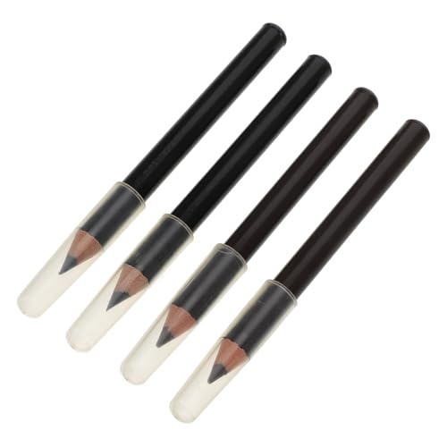 SHERCHPRY 4stücke Teiliges Holz Augenbrauenstift Set Augenbrauenformer Weicher Brauner Augenbrauenstift Für Make-up Hölzerner Schönheitsstift Augenbrauenfüllstift Für Frauen von SHERCHPRY