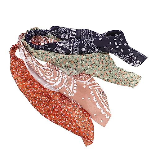 SHERCHPRY 4stücke Haarstirnbänder Für Damen Elastische Haarbänder Dekorative Kopftücher Haarschmuck Schickes Stirnband Mit Musterdesign Gemischter Stil von SHERCHPRY