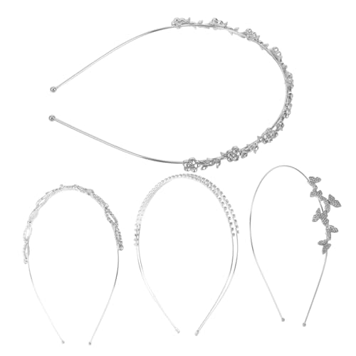 SHERCHPRY 4stücke Strass Stirnbänder Für Hochzeit Frauen Haarband Kopfschmuck Mit Kristallen Für Braut Prom Party Geburtstag Anlass Schmuck Für Kopf von SHERCHPRY