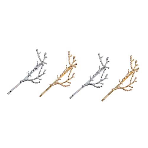 SHERCHPRY 4stücke Dekorative Haarnadeln Mit Blättern Haarspangen-accessoires Für Mädchen Modisch Und Süß Haarschmuck Für Partys Und Besondere Anlässe von SHERCHPRY