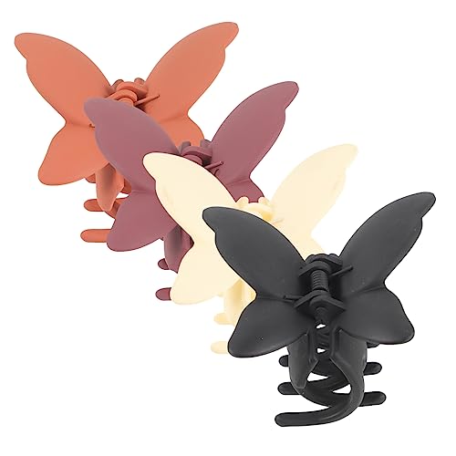 SHERCHPRY 4stücke Haarklaue Clip Schmetterling Zurück Haare Halter Clamp Styling Werkzeug Für Frauen Mit Dickem Oder Normalem Haar von SHERCHPRY