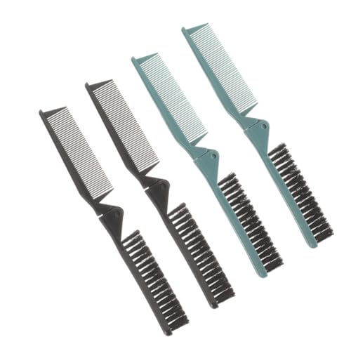 SHERCHPRY 4stücke Klappbare Haarbürste in Reisegröße Faltbare Bürste Aus Hochwertigen Materialien Tragbare Kleine Haarbürste Für Handtasche Kompakte Bürste Für Frauen Zum Entwirren Von Haare von SHERCHPRY