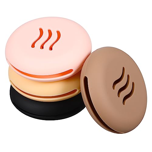 SHERCHPRY 4stücke Make-up Schwammhalter Aus Silikon Kosmetik Schwamm Organizer Für Puder Schwämme Mit Belüftungsdesign Für Reisen Und Tägliche Nutzung von SHERCHPRY