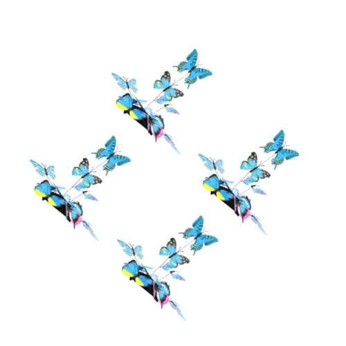 SHERCHPRY 4stücke Schmetterlings Mini Hut Haarclips Für Kopfbedeckung Für Teepartys Hochzeiten Geburtstagsfeiern Und Besondere Anlässe Bunte Haardekoration Mit Einzigartigem Design von SHERCHPRY