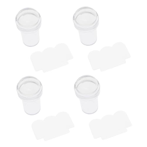 SHERCHPRY 4stücke Teiliger Transparenter Silikon-maniküre-kunst-stempel-nagel-stempelwerkzeug Teiligen Schabern Für Diy-nageldesigns Und Salon-nagelstempel SHERCHPRY 4stücke Teiliger Transparenter Silikon-maniküre-kunst-stempel-nagel-stempelwerkzeug Teiligen Schabern Für Diy-nageldesigns Und Salon-nagelstempel von SHERCHPRY