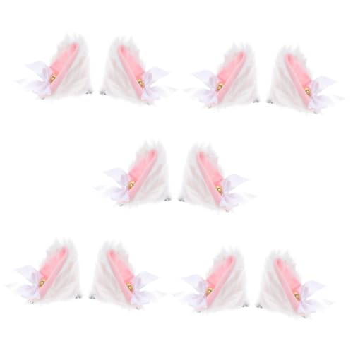 SHERCHPRY 5paare Katzenohren Haarclips Aus Plüsch Tierische Ohr-haarspangen Für Cosplay Partys Geburtstagsfeiern Und Besondere Anlässe Bequem Und Langlebig von SHERCHPRY