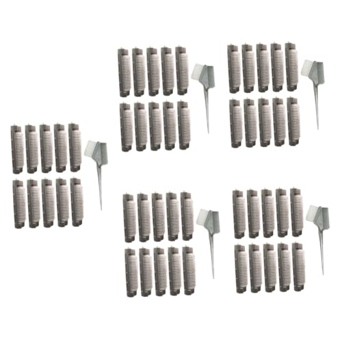SHERCHPRY 5 Sätze Dauerwellen Haarspange Wurzelclips Lockenwickler Lockig Lockenwickler Über Nacht Lifting Heiße Mädchen Bounce Roller Jumbo Plüsch 10 Stück * 5 von SHERCHPRY