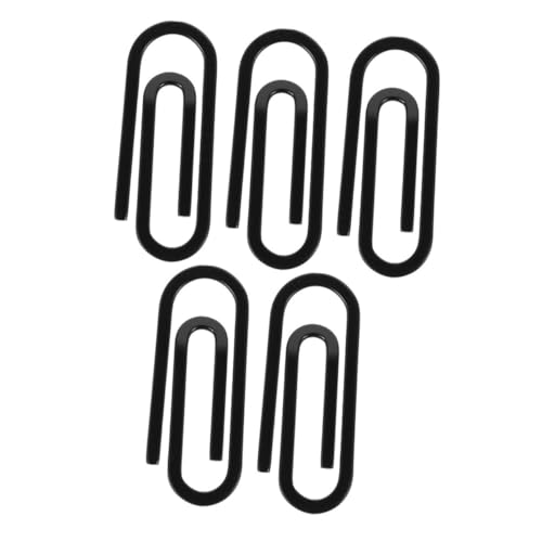 SHERCHPRY 5 Stück Geldklammern aus Edelstahl Minimalistischer Kartenhalter Schlanke Bargeld Kreditkartenklammern Kompakt und Robust für Herren Geldbörse Fronttasche Modernes Design Schwarz von SHERCHPRY