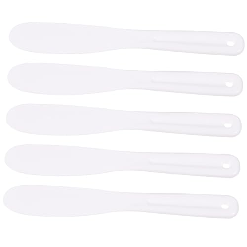 SHERCHPRY 5 Stück Kosmetik Spatel Silikon Gesichtscreme Löffel für Hautpflege und Make Up Rostfrei Kompakt Einfach zu Reinigen für Selbstgemacht Kosmetik SHERCHPRY 5 Stück Kosmetik Spatel Silikon Gesichtscreme Löffel für Hautpflege und Make Up Rostfrei Kompakt Einfach zu Reinigen für Selbstgemacht Kosmetik von SHERCHPRY