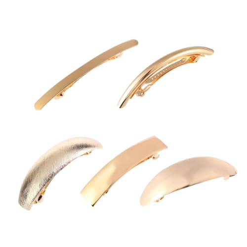 SHERCHPRY 5 Stück Teiliges Damen Haarschmuck Goldfarbene Haarklammern und Clips Elegantes Design Federklammern Haarspangen für Alltag Party Geschenk und Frisuren SHERCHPRY 5 Stück Teiliges Damen Haarschmuck Goldfarbene Haarklammern und Clips Elegantes Design Federklammern Haarspangen für Alltag Party Geschenk und Frisuren von SHERCHPRY